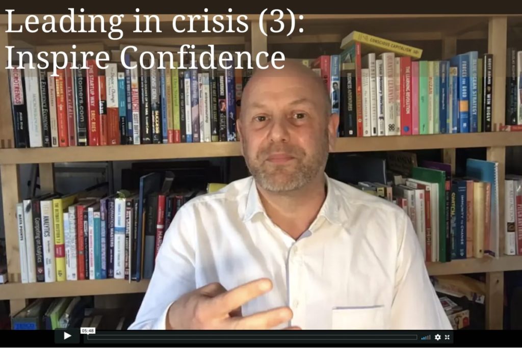 Leading in crisis (3) – Confidence