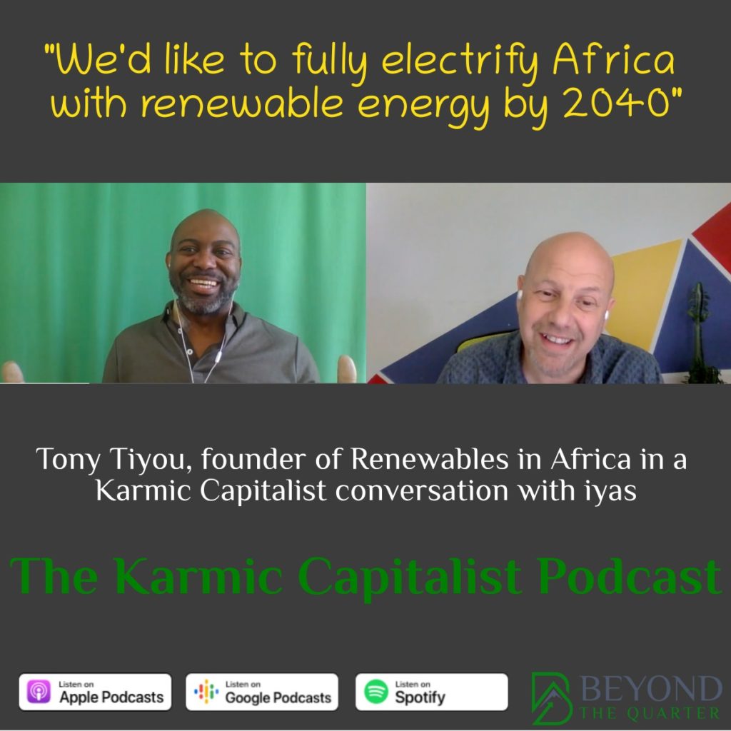 Tony’s on a mission to bring power to Africa – Renewables in Africa