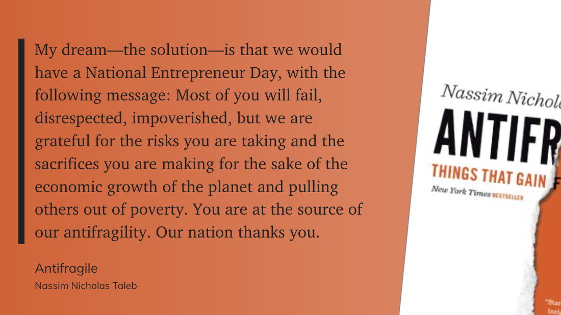 Celebrate business founders – but for the right reason