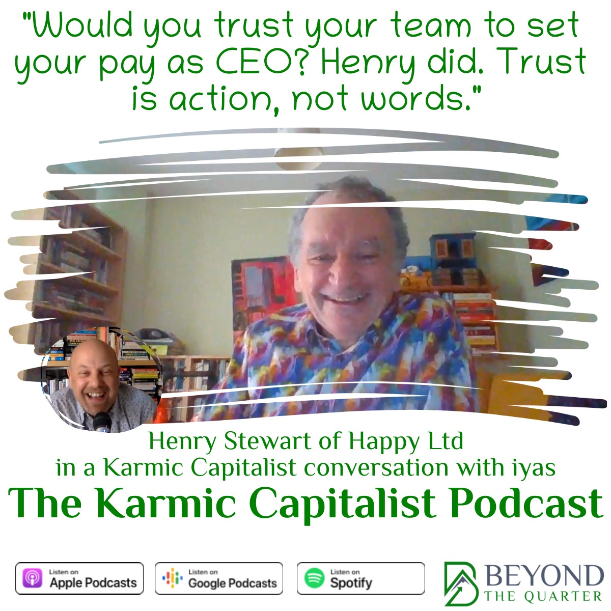 As CEO, would you trust your team to set your pay? Henry Stewart, CEO of Happy Ltd